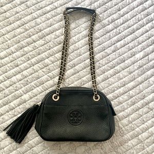 TORY BURCH || Bombe Crossbody With Chain Black